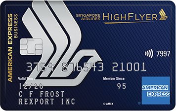The American Express Singapore Airlines Business Credit Card